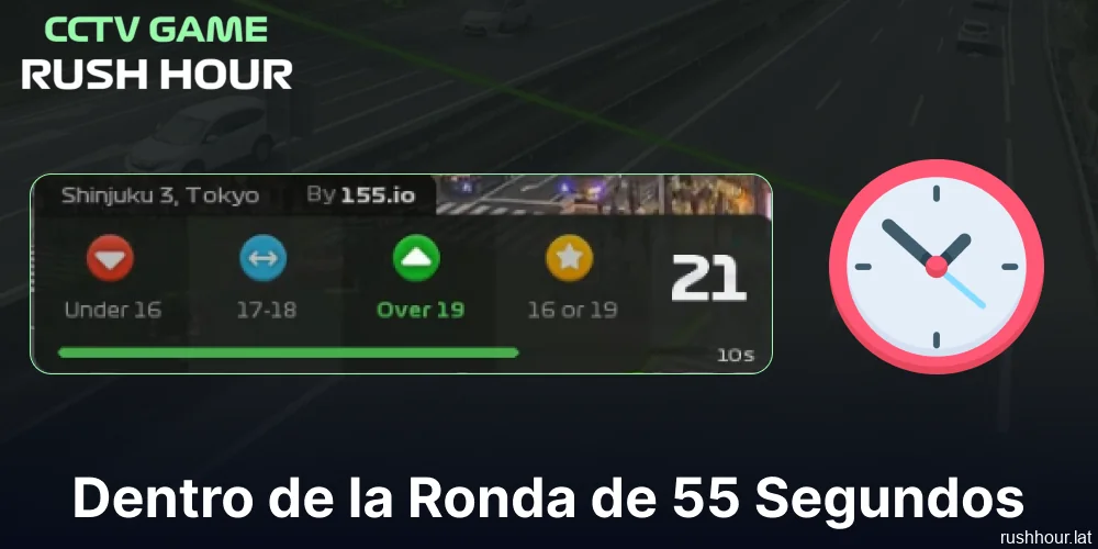 Las rondas del juego de casino «Rush Hour» duran 55 segundos