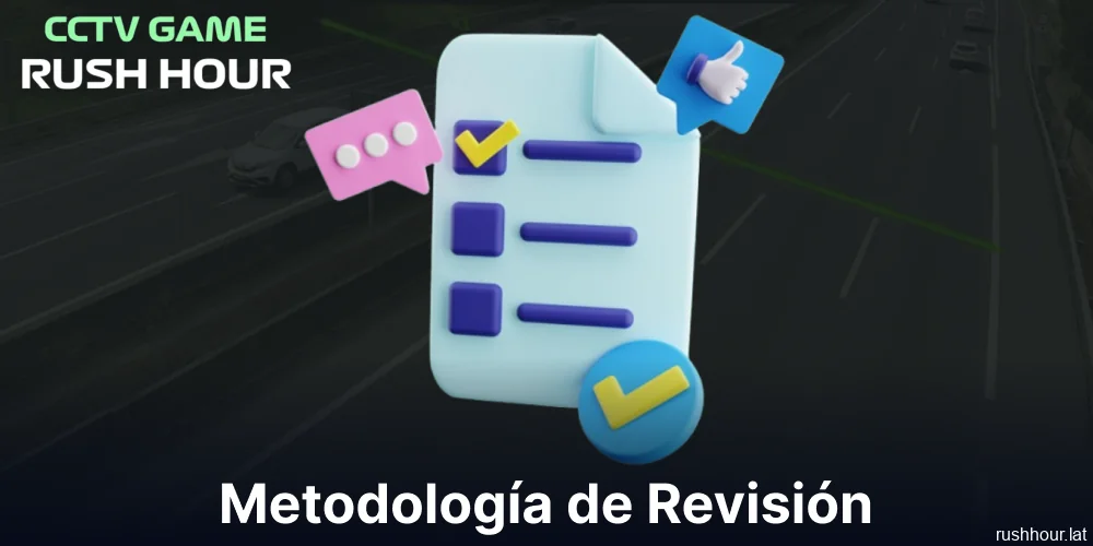 Los métodos utilizados durante la reseña del juego Rush Hour