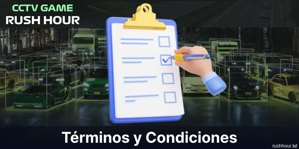 Términos y condiciones para jugar al juego Rush Hour